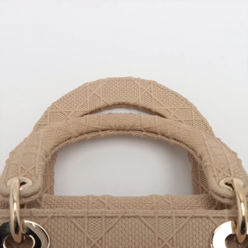 Christian Dior Cannage Lady Dior Handbag Beige - Picture 6 of 14